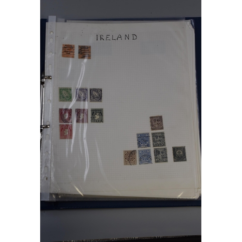 467 - Folder Containing a Mixed Selection of Stamps to include Ireland (Eire), Malta, New Zealand, Sri Lan... 