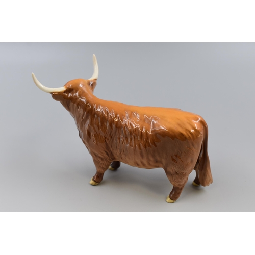 257 - A Beswick Highland Cow Figure, Approx 5