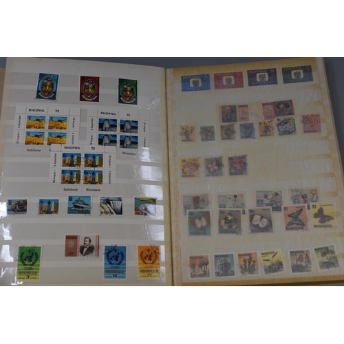 473 - Abria Stock Book containing a Selection of Pictorial Stamps (Rhodesia / Zimbabwe)