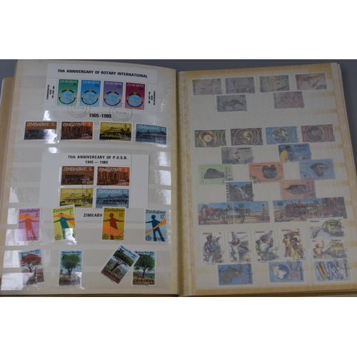 473 - Abria Stock Book containing a Selection of Pictorial Stamps (Rhodesia / Zimbabwe)