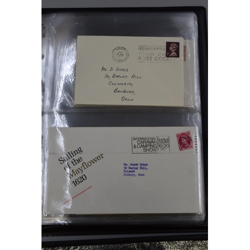 476 - Three Binders of 'The Postmark Club' Stamped Envelopes 1978-1996