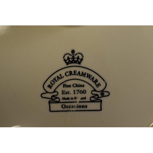 281 - Authentic Leeds Ware Dish and a Creamware Bowl (11