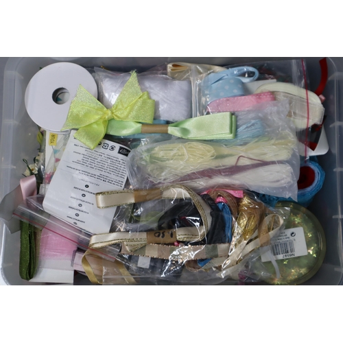 501 - Two Boxes to include a Large Selection of Haberdashery and Crafting items