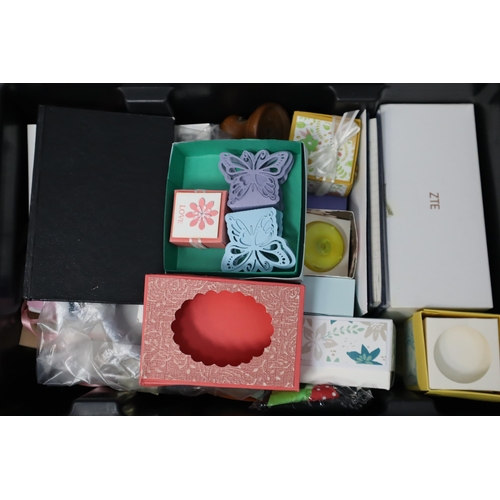 501 - Two Boxes to include a Large Selection of Haberdashery and Crafting items