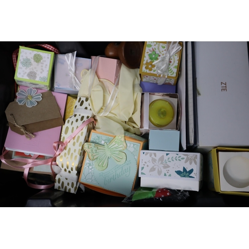 501 - Two Boxes to include a Large Selection of Haberdashery and Crafting items