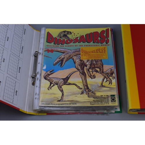 509 - Large Selection of 1990’s Dinosaurs! Magazines in Binders 1 - 39 in Sleeves (39 not in sleeve)... 