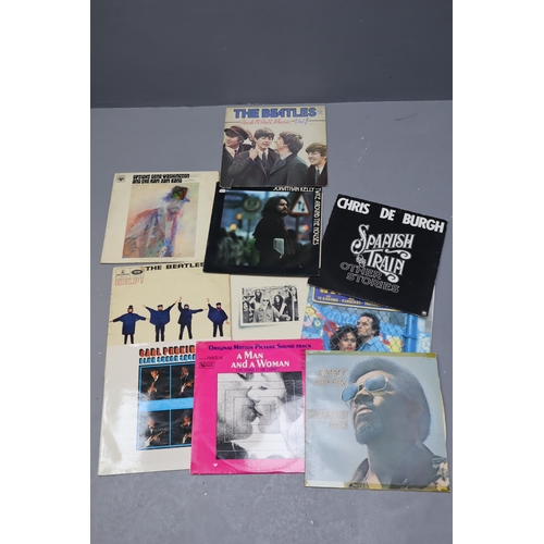 510 - A Large Selection of Vinyl LP's To Include The Beatles Help, Lynyrd Skynyrd First and Last, Carl Per... 