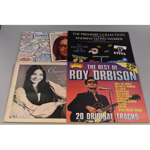 516 - A Selection of Vinyl LP's To Include Barry Manilow, Elvis Presley, Crystal Gayle, And More