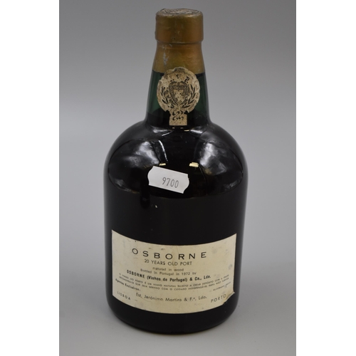 311 - Osborne 20 Year Old Port Bottled in Portugal 1972 (Sealed)