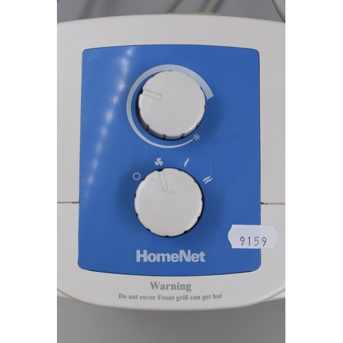 541 - HomeNet Ceramic Fan Heater (Powers On When Tested)