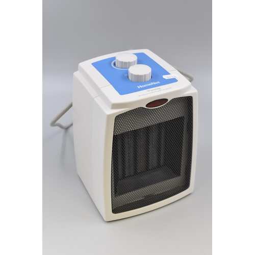 541 - HomeNet Ceramic Fan Heater (Powers On When Tested)