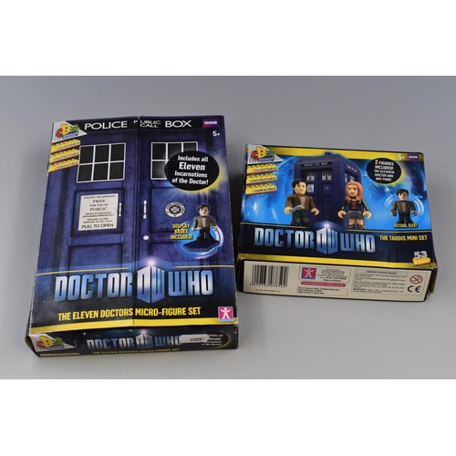 542 - Dr Who Figures and Tardis Collection by Character Building