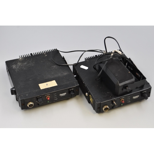 544 - Two Taxi Radio Systems (Zycomm UT5000), With Speaker. AF