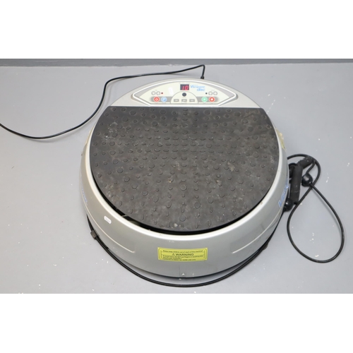 670 - A Vibrapower Disc Whole Body Vibration Plate, Powers on When Tested