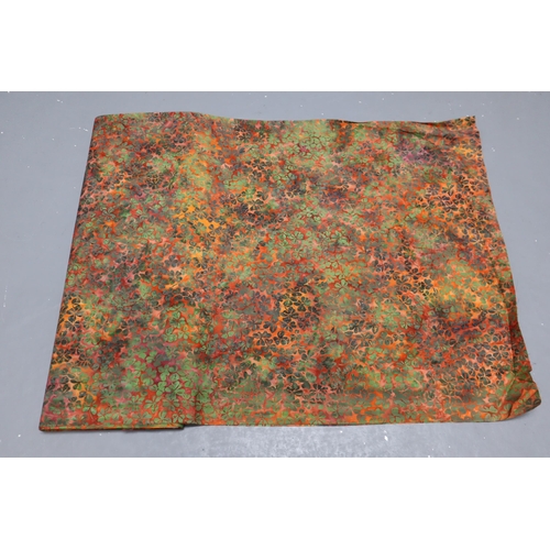 557A - Approx. 4mtrs of Multi coloured Clover Leaf Patterned Quality Fabric