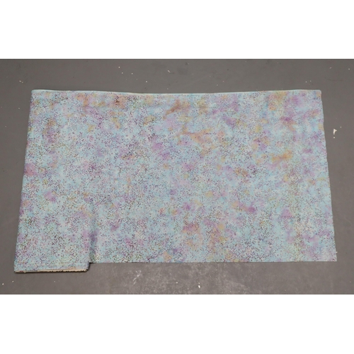 558 - Approx. 2.8M of Blue Patterned Fabric