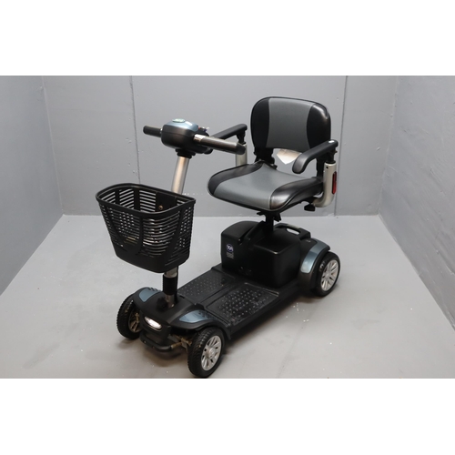 677 - TGA Eclipse mobility scooter in black, good condition with charger, working when tested