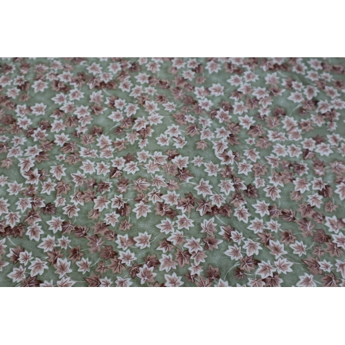 579 - Approx 7mtrs of Multi Coloured Japanese Garden Patterned Quality Fabric