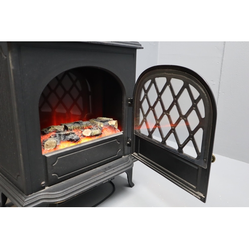 691 - Creative Fires Electric Fireplace Heater (Powers On When Tested) Approx 27