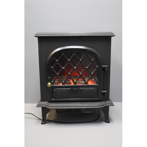 691 - Creative Fires Electric Fireplace Heater (Powers On When Tested) Approx 27