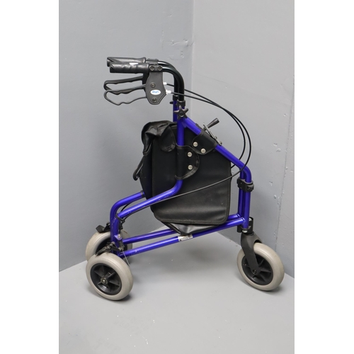 701 - Days Tri Wheels Folding Walker with Adjustable Height