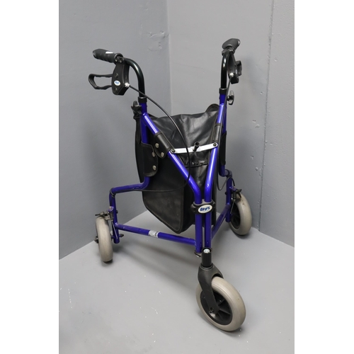 701 - Days Tri Wheels Folding Walker with Adjustable Height