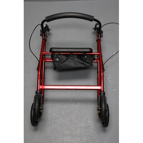 614 - Drive Folding Mobility Walker with Adjustable Height Handles