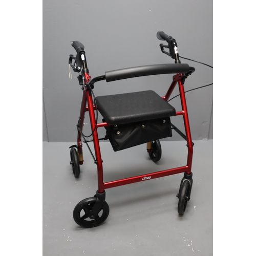 614 - Drive Folding Mobility Walker with Adjustable Height Handles