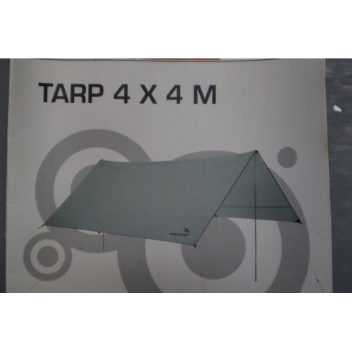 712 - Easy Camp Tarp 4 x 4 M (Unchecked)