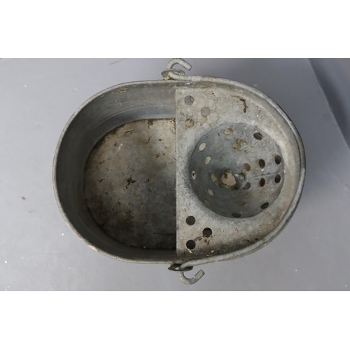 714 - A Galvanised Metal Mop Bucket, Approx 9