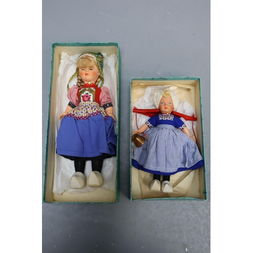 628 - Twelve Boxed Vintage Dolls. Includes Ashton-Drake Baby Mickey, 'Davina', Collectors Costume Dolls, A... 