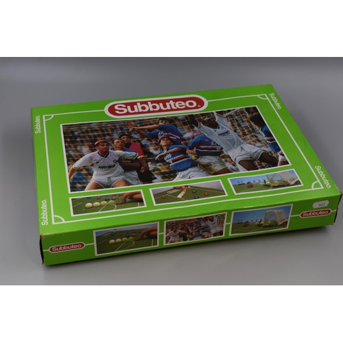 640 - Subbuteo 1990s Set complete with Box and Paperwork (Looks Complete)