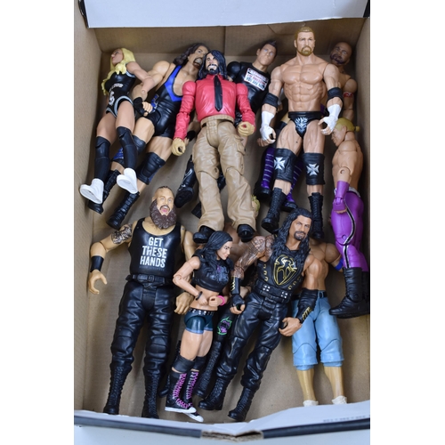 648 - 12 WWE Mattel Wrestling Figures