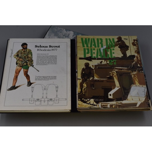 769 - Two Binders to include a Selection of 1980’s War and Piece Volumes 1-40 and a Binder Containin... 