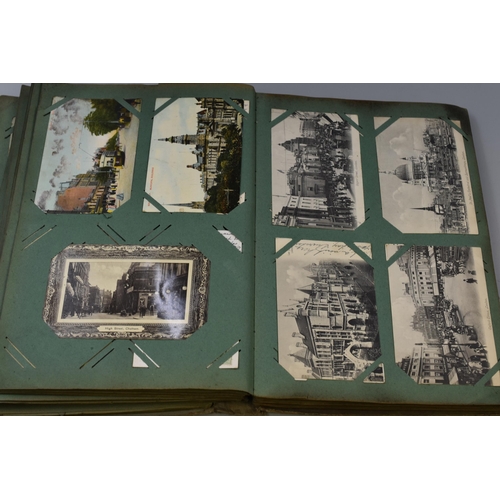 771 - Vintage Album Dated 1909 to include a Large Selection of Mainly Handwritten and Blank Postcards. Des... 