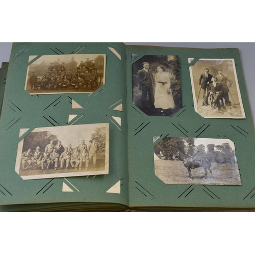 771 - Vintage Album Dated 1909 to include a Large Selection of Mainly Handwritten and Blank Postcards. Des... 