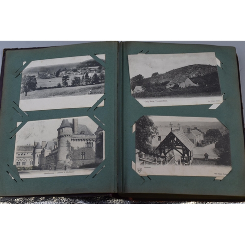 772 - Two Vintage Postcard Albums, includes Handwritten Vintage Postcards Going Back to Early 1900’s. Incl... 