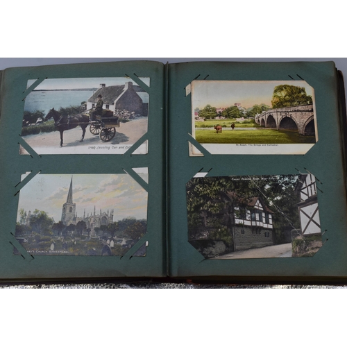 772 - Two Vintage Postcard Albums, includes Handwritten Vintage Postcards Going Back to Early 1900’s. Incl... 