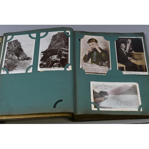 772 - Two Vintage Postcard Albums, includes Handwritten Vintage Postcards Going Back to Early 1900’s. Incl... 