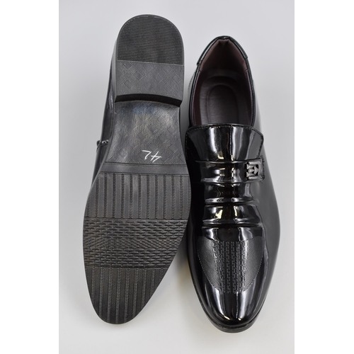 782 - Two Brand New Pairs of Mens Leather Shoes in Size 7 and 8 uk