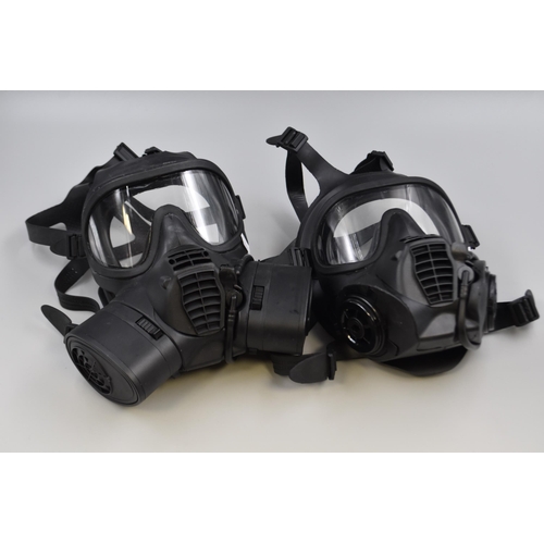 759 - Two Scott Gas Masks, Dated 2012