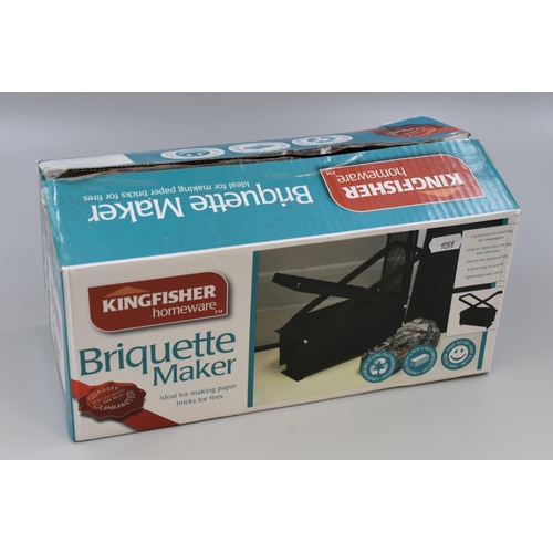 795 - Kingfisher Briquette Maker (Unused in Box)