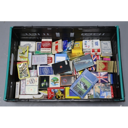 810 - Large Selection of Collectable Advertising Playing Cards