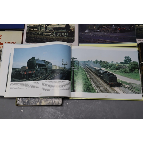 841 - Very Large Selection of Mainly Hardback Railway Books, includes Encyclopaedia Steam & Rail, Line... 