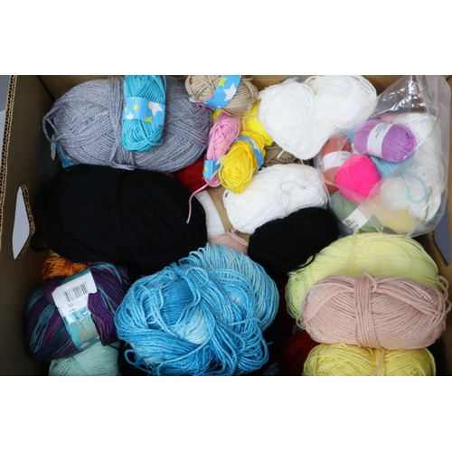 844 - A Large Selection of Knitting Wool, Various Colours and Sizes