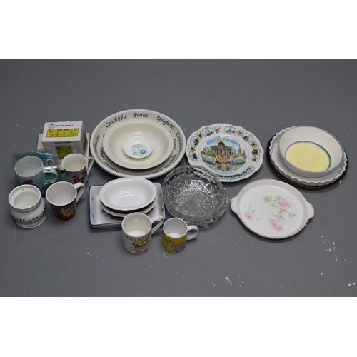 870 - A Selection of Kitchenware and Ceramics To Include Wedgwood, Mason Cash, Various Mugs and More