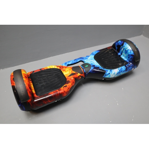 832 - Bluetooth Self Balancing Hover Board, Powers on, No Cable