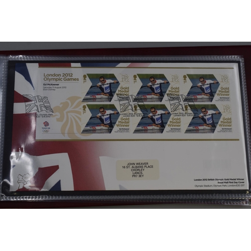 474 - Official Royal Mail London Olympics First Day Covers complete with Folder (31 Covers)