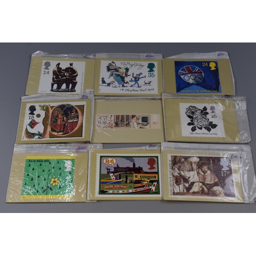 479 - Approx. 85 Royal Mail Stamp Series Postcards. Includes 1992 Olympics, The Green Issue, 100 Years Nat... 