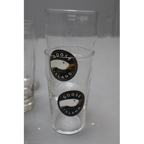 853 - Large Selection of Named Pint Glasses, includes Doom Bar, Inches, John Smith’s Whitbreads, Goo... 